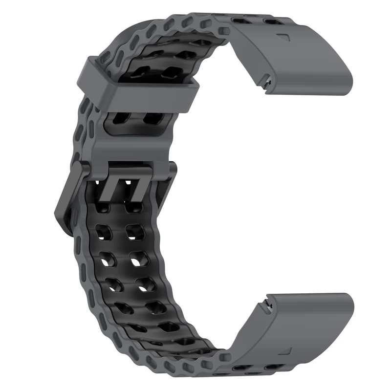 Garmin Fenix 9 Pro - 47mm Wave Sportarmband (Dunkelgrau/Schwarz)