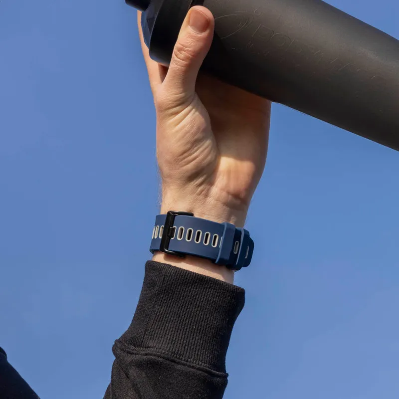 Garmin Fenix 9 - 51mm Schnallen-Sportarmband (Blau/Grau)