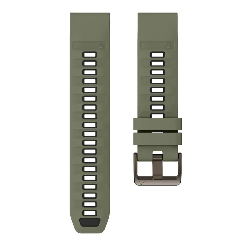 Garmin Fenix 9 Pro - 51mm Schnallen-Sportarmband (Olivgrün/Schwarz)
