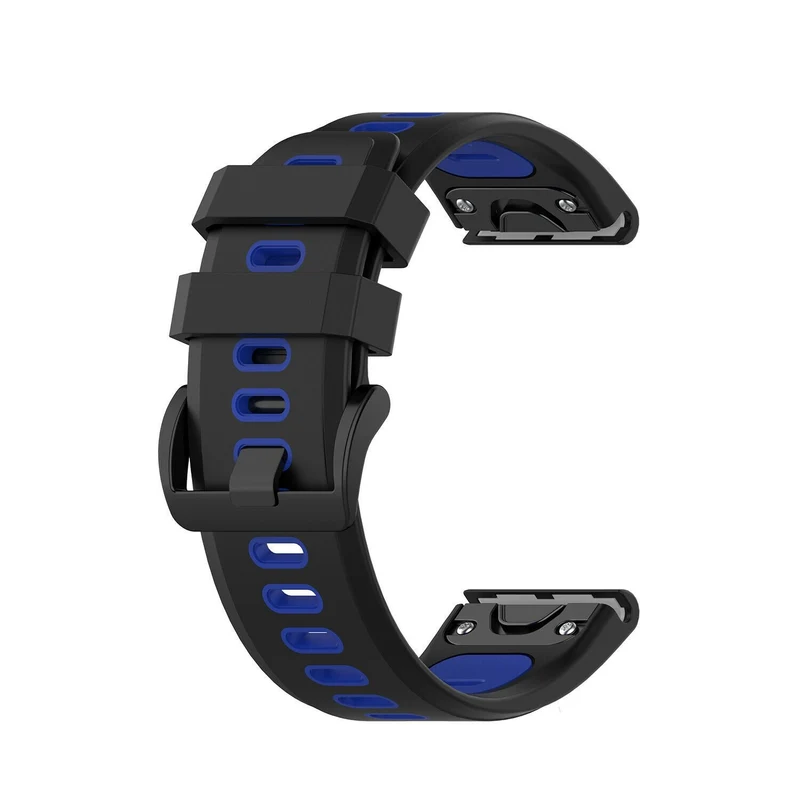 Garmin Fenix 9 Pro - 51mm Schnallen-Sportarmband (Schwarz/Blau)