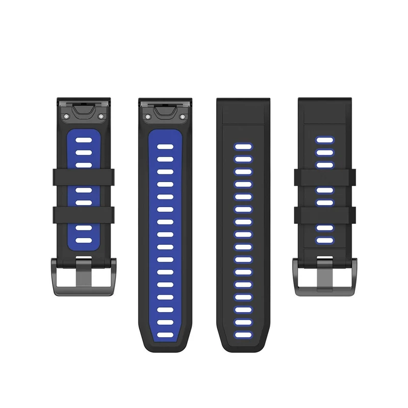 Garmin Fenix 9 Pro - 51mm Schnallen-Sportarmband (Schwarz/Blau)