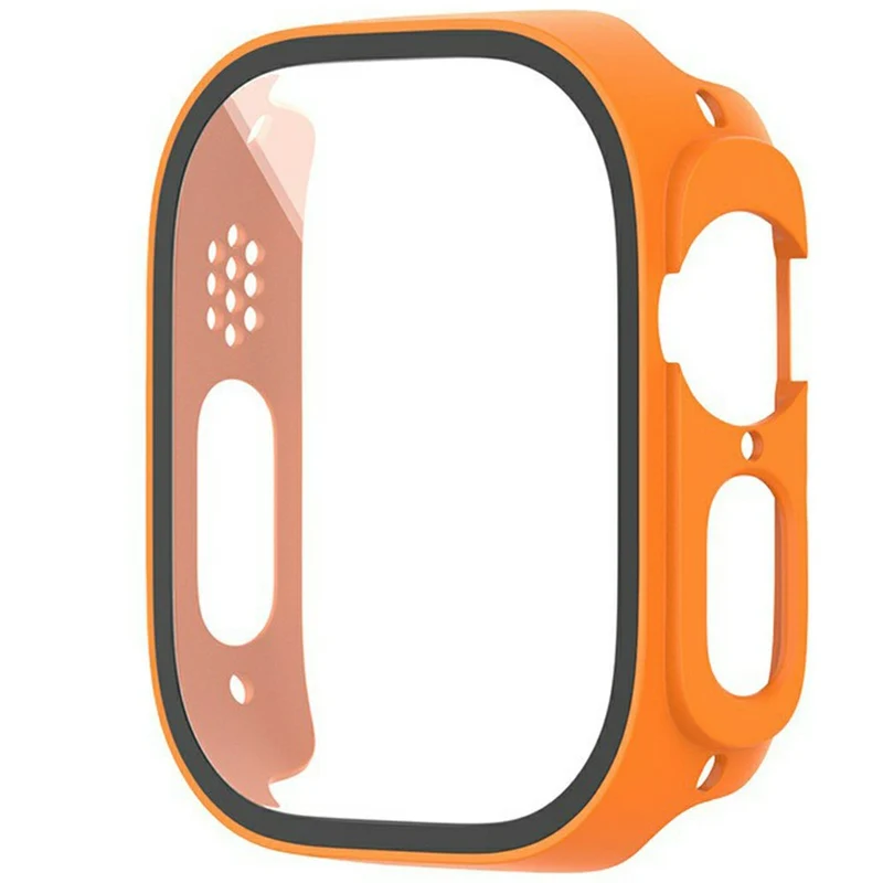 Stilvoll Apple Watch Ultra Hülle mit Displayschutz in Glas und Silikon