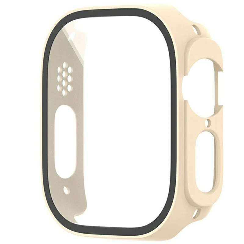 Stilvoll Apple Watch Ultra Hülle mit Displayschutz in Glas und Silikon