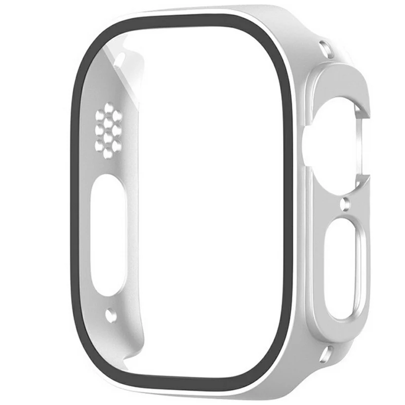 Stilvoll Apple Watch Ultra Hülle mit Displayschutz in Glas und Silikon