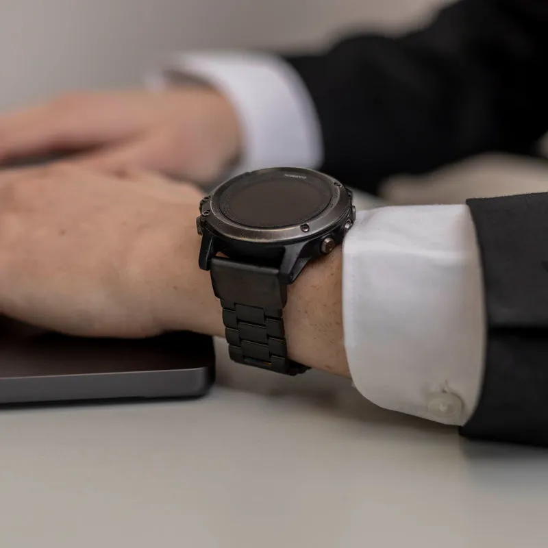 Garmin Fenix 9 - 51mm Stahlarmband (Schwarz)