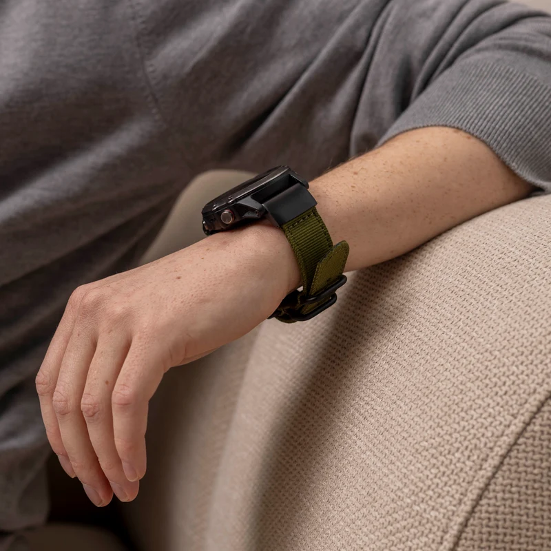 Garmin Fenix 9 - 51mm Schnallen-Nylonarmband (Grün)