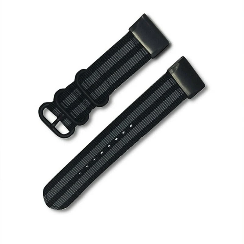 Garmin Fenix 9 Pro - 51mm Schnallen-Nylonarmband (Schwarz/Grau)