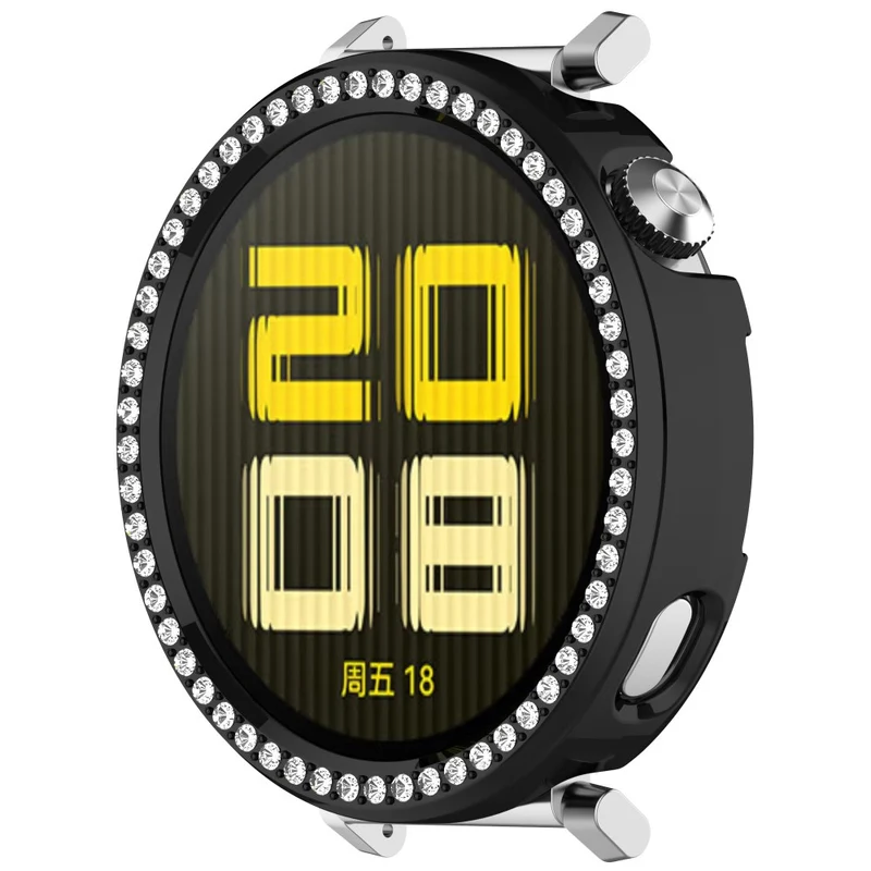Absolut Modisch Huawei WATCH GT 5 41 mm / Huawei Watch GT 4 41mm Strass und Silikon Hülle