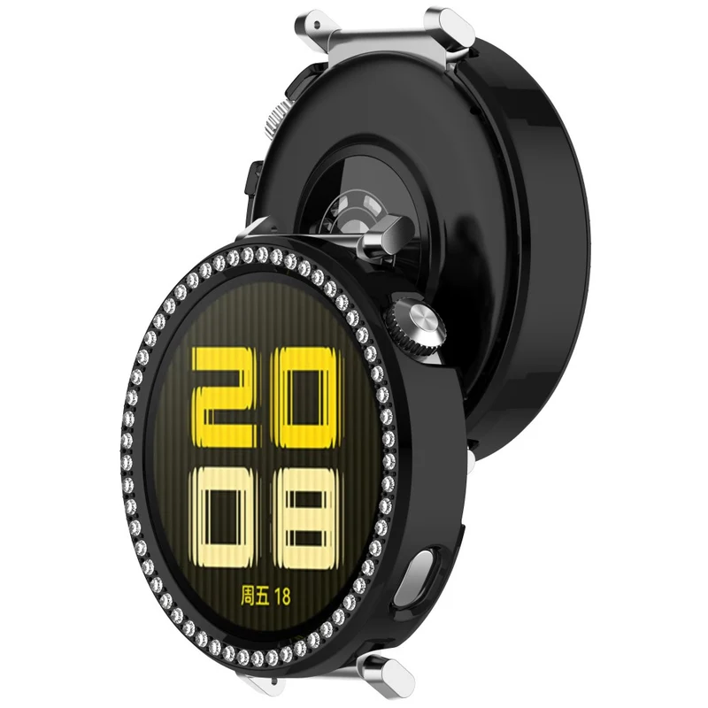 Absolut Modisch Huawei WATCH GT 5 41 mm / Huawei Watch GT 4 41mm Strass und Silikon Hülle