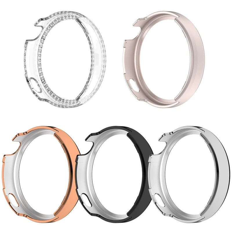 Absolut Modisch Huawei WATCH GT 5 41 mm / Huawei Watch GT 4 41mm Strass und Silikon Hülle