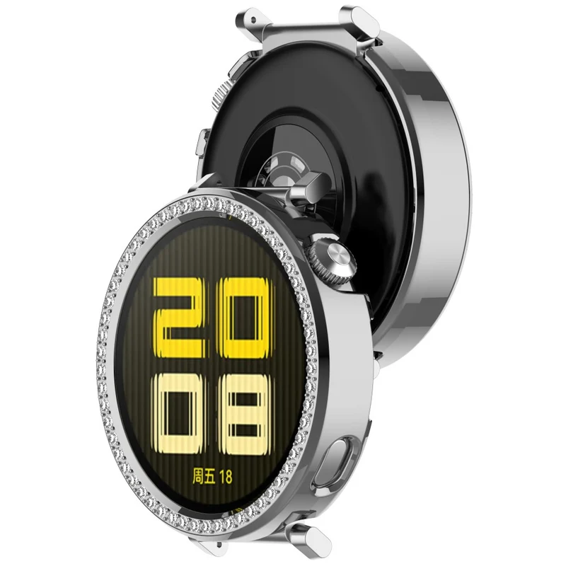 Absolut Modisch Huawei WATCH GT 5 41 mm / Huawei Watch GT 4 41mm Strass und Silikon Hülle