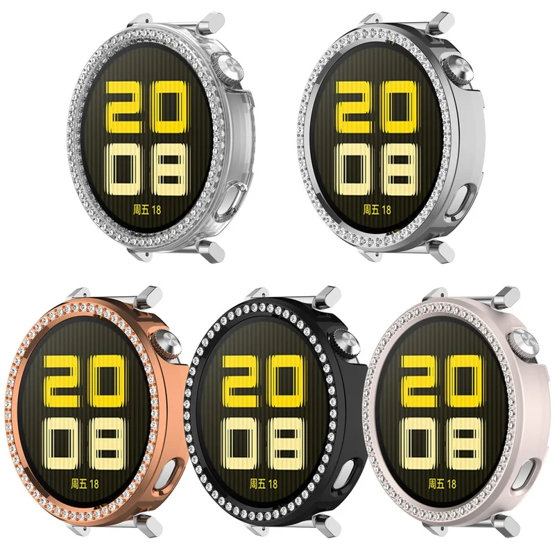 Absolut Modisch Huawei WATCH GT 5 41 mm / Huawei Watch GT 4 41mm Strass und Silikon Hülle