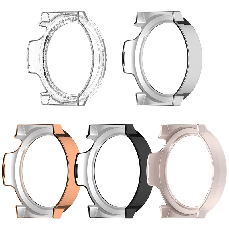 Auffallend Modisch Huawei Watch GT 5 Pro 42mm Strass und Silikon Hülle