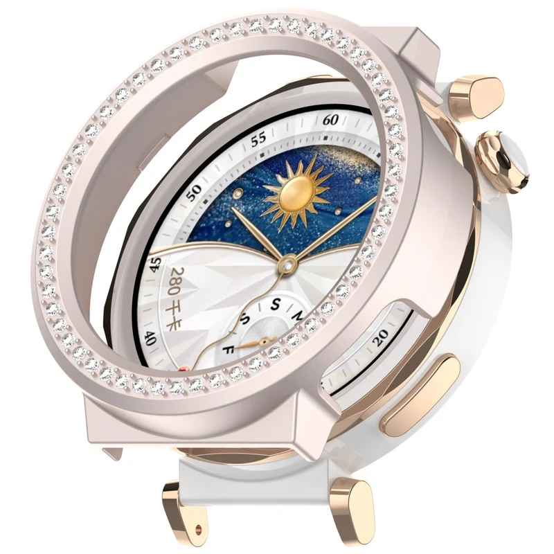 Auffallend Modisch Huawei Watch GT 5 Pro 42mm Strass und Silikon Hülle