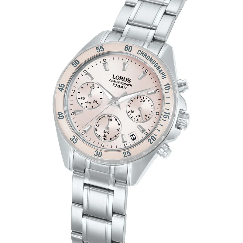 Lorus Sport RT355LX9 Damen Armbanduhr • Chronograph • Mineralglas