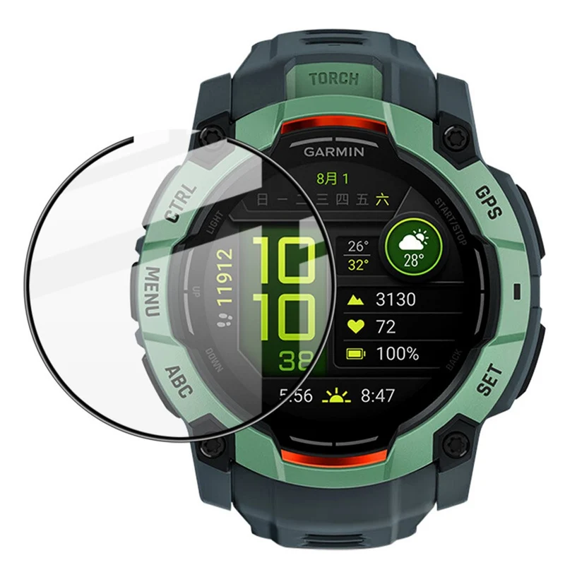 Garmin Instinct 3 50mm Silikon Displayschutz