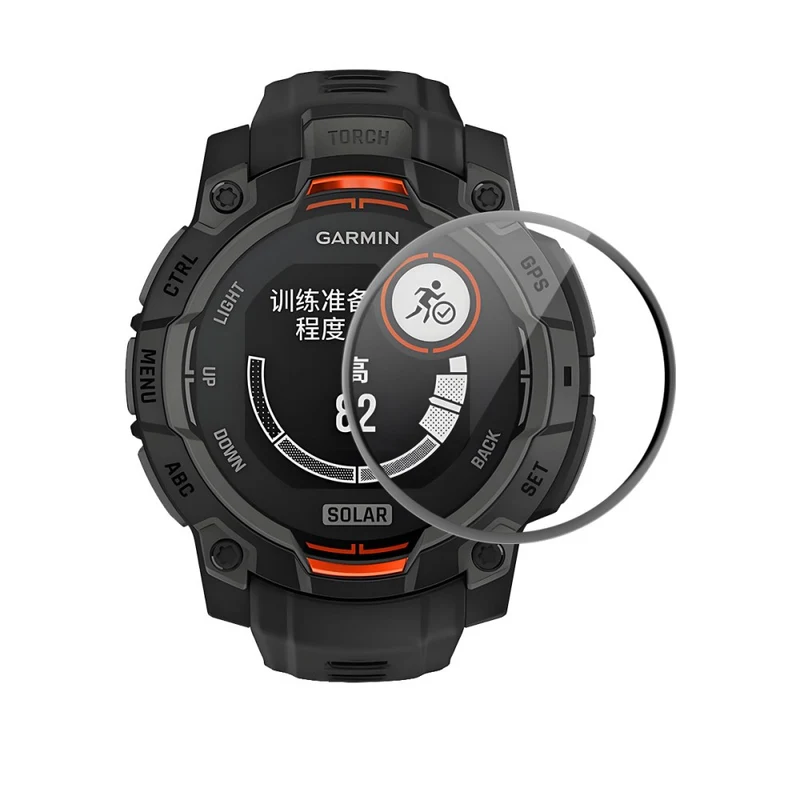 Garmin Instinct 3 45mm Silikon 3D Gekrümmt Displayschutz