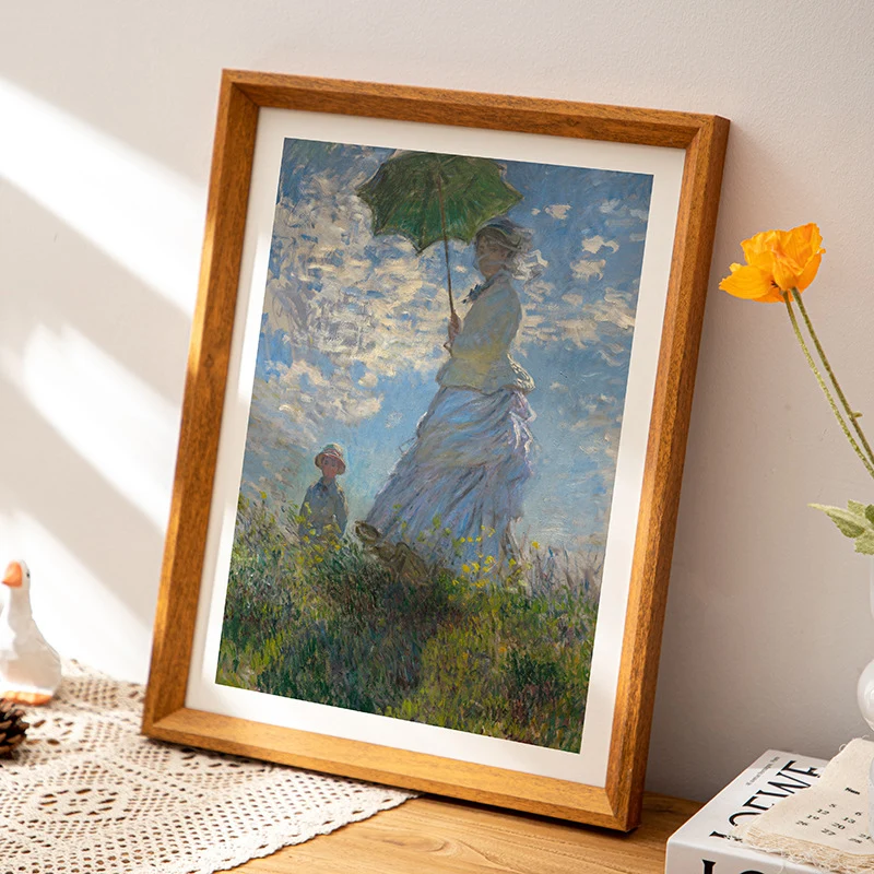 Künstlerisch gerahmte Wandkunst