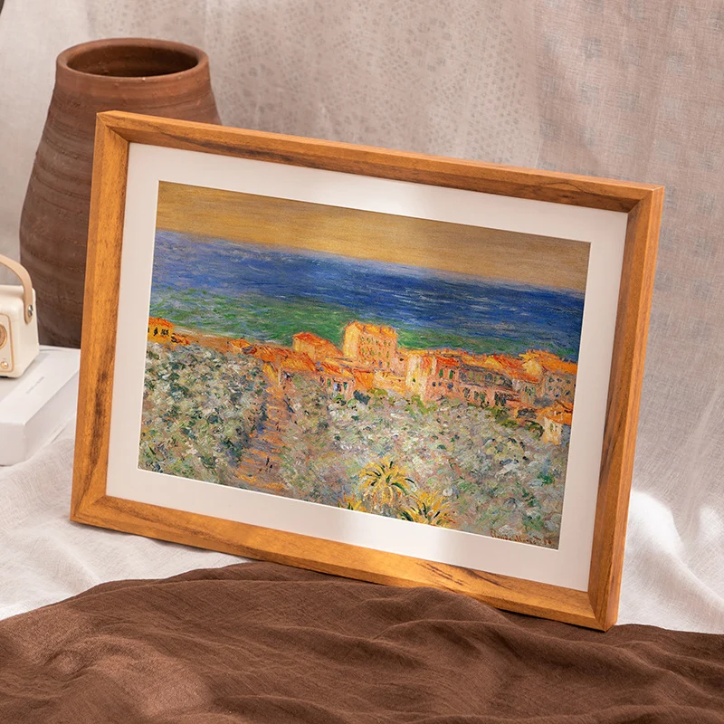 Künstlerisch gerahmte Wandkunst
