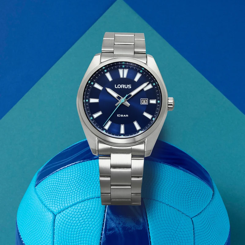 Lorus Classic RH919SX9 Herren Armbanduhr • Mineralglas • Edelstahlarmband