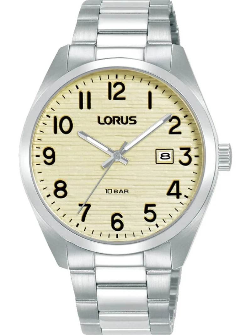 Lorus RH911RX9 Herren Armbanduhr • Mineralglas • Edelstahlarmband