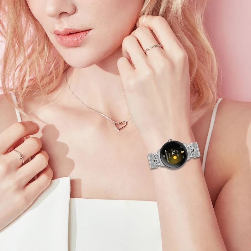 Absolut Gut Google Pixel Watch 2 / Google Pixel Watch Metall Und Strass Universell Armband