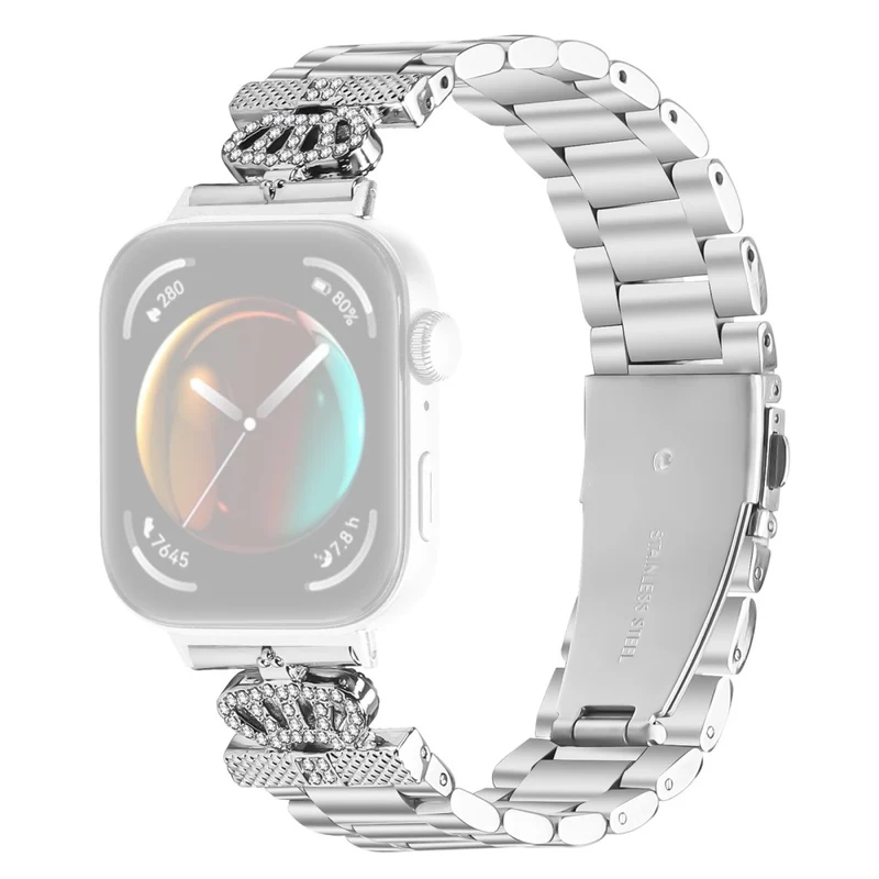 Sehr Langlebig Huawei Watch Fit 3 Metall Und Strass Armband