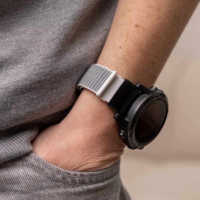 Garmin Fenix 9 - 51mm Nylonarmband (Muschelweiß)