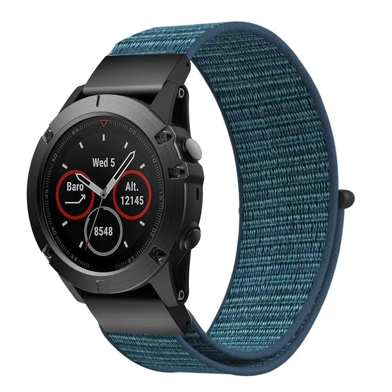 Garmin Fenix 9 Pro - 51mm Nylonarmband (Dunkel Nebelgrau)