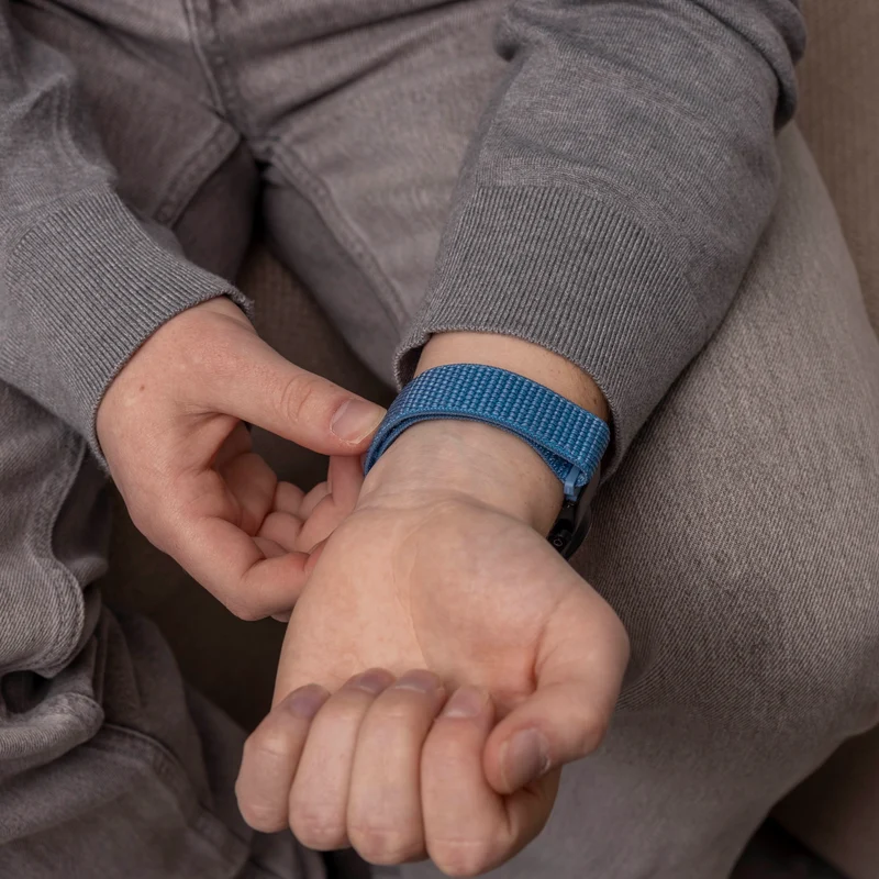 Garmin Fenix 9 Pro - 51mm Nylonarmband (Hellblau)