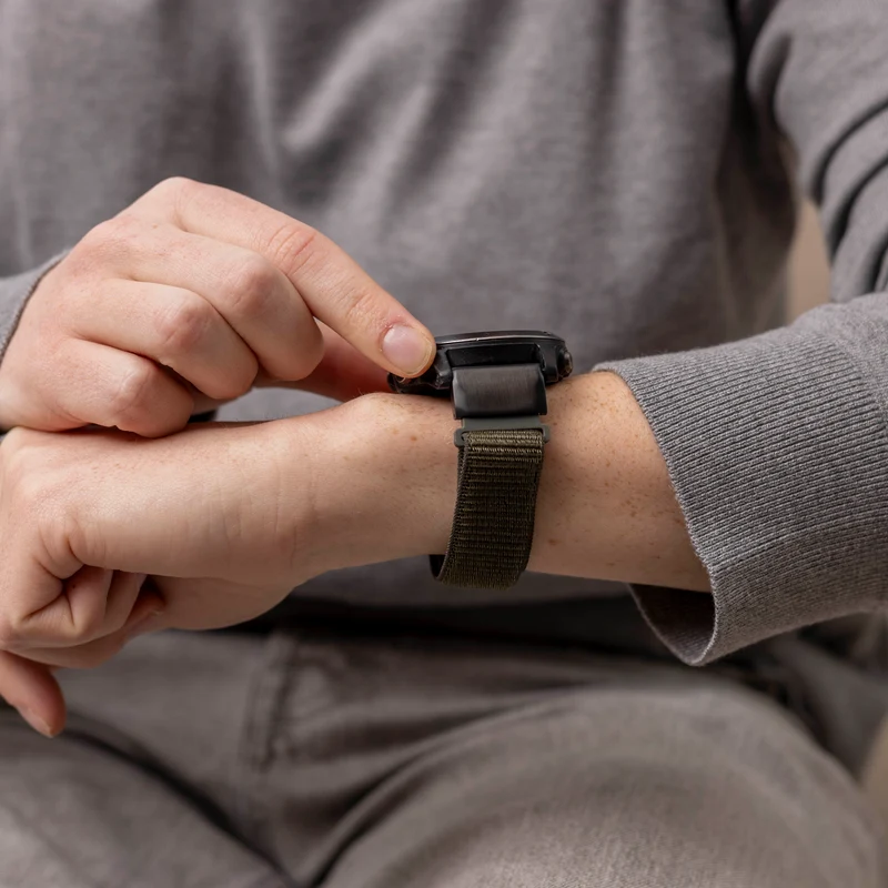 Garmin Fenix 9 - 51mm Nylonarmband (Armeegrün)