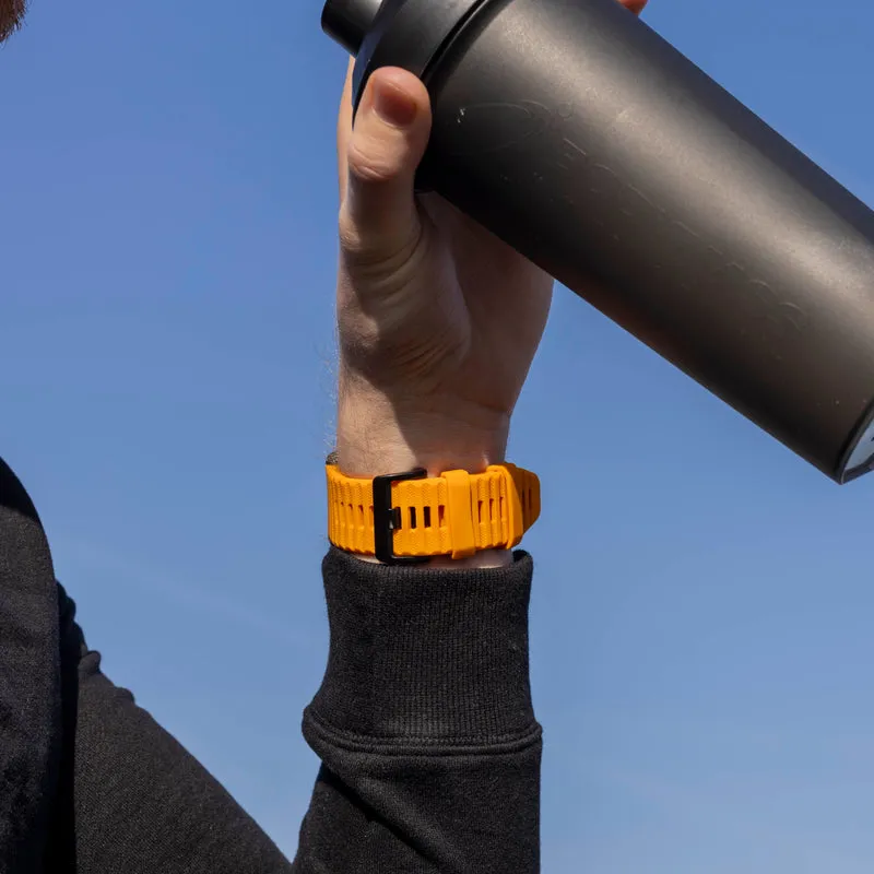 Bandz Garmin Fenix 9 - 51mm Schnallen-Silikonarmband (Orange)
