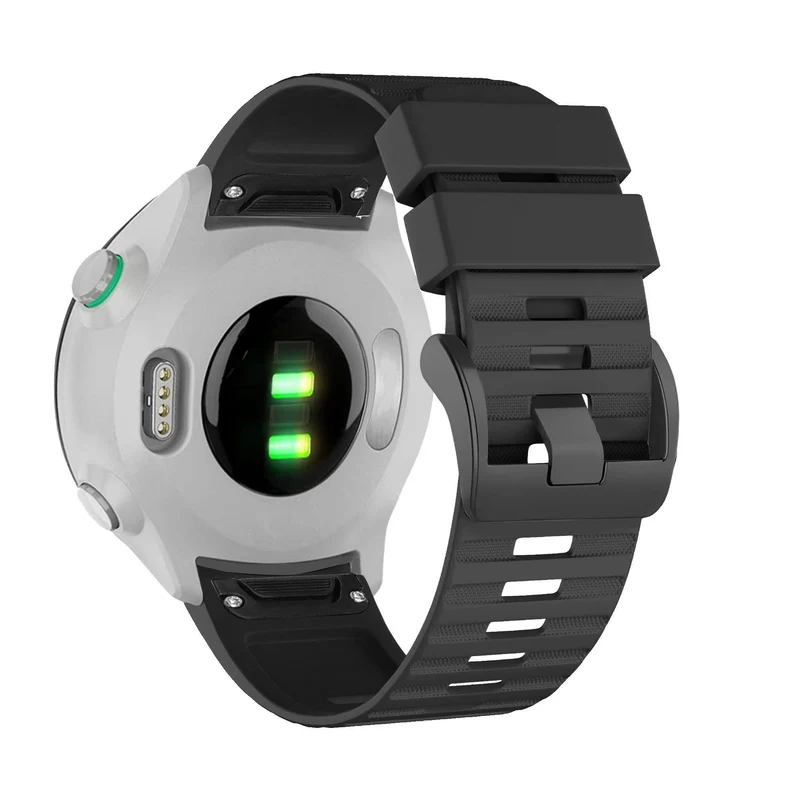 Bandz Garmin Fenix 9 Pro - 51mm Schnallen-Silikonarmband (Schwarz)