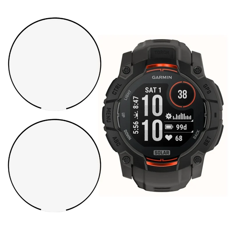 Garmin Instinct 3 50mm Silikon HD Displayschutz