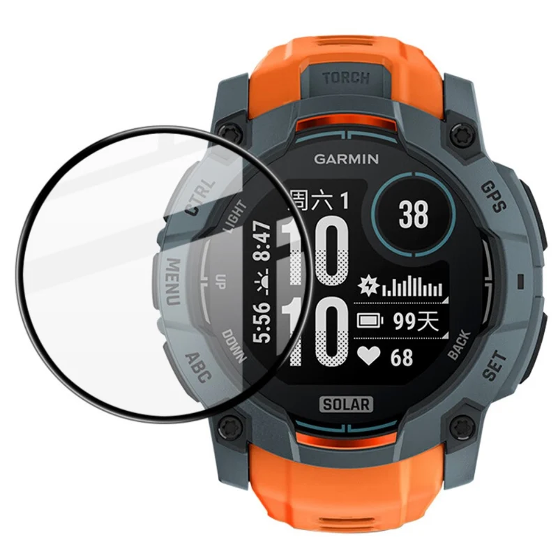 Garmin Instinct 3 45mm Silikon Displayschutz