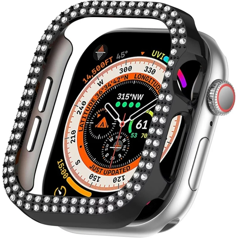 Apple Watch Series 10 46mm Strass und Silikon Bumper