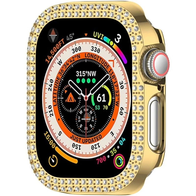 Apple Watch Series 10 46mm Strass und Silikon Bumper