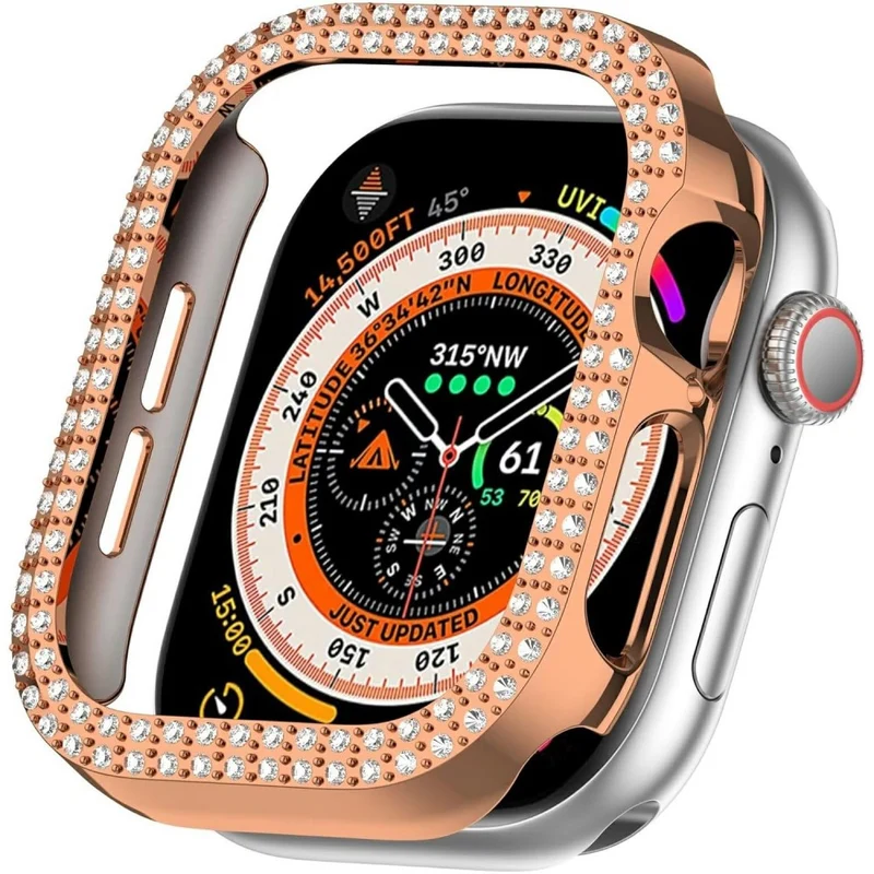 Apple Watch Series 10 46mm Strass und Silikon Bumper