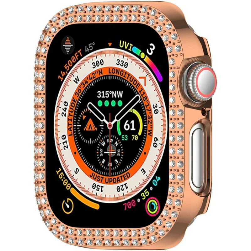 Apple Watch Series 10 46mm Strass und Silikon Bumper