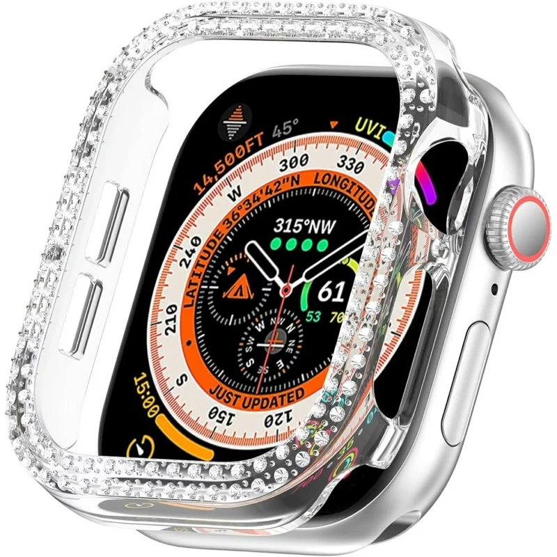 Apple Watch Series 10 46mm Strass und Silikon Bumper