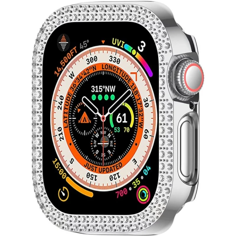 Apple Watch Series 10 46mm Strass und Silikon Bumper