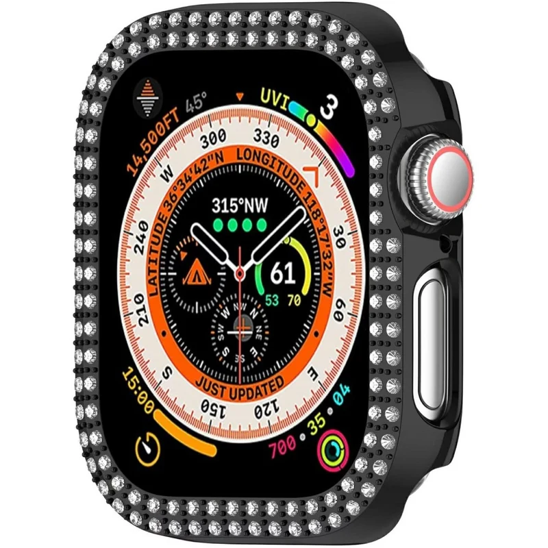 Apple Watch Series 10 42mm Strass und Silikon Bumper