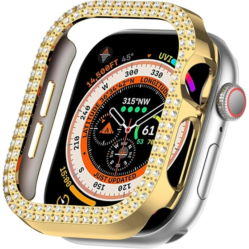 Apple Watch Series 10 42mm Strass und Silikon Bumper