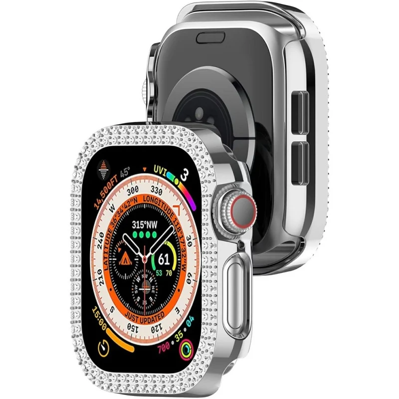 Apple Watch Series 10 42mm Strass und Silikon Bumper