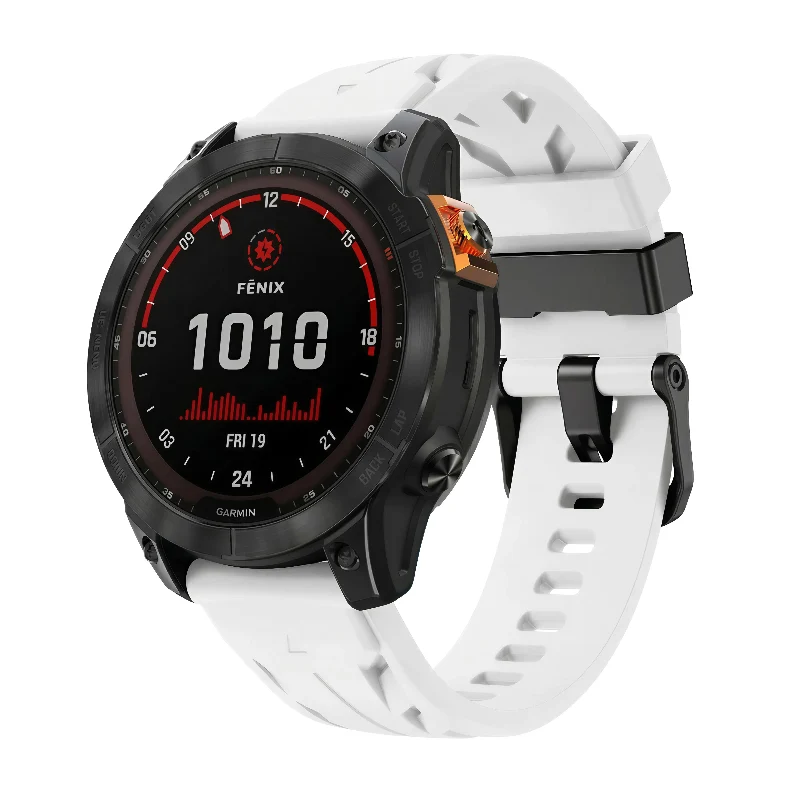 Garmin Approach S62 Race Silikonarmband (Weiß)