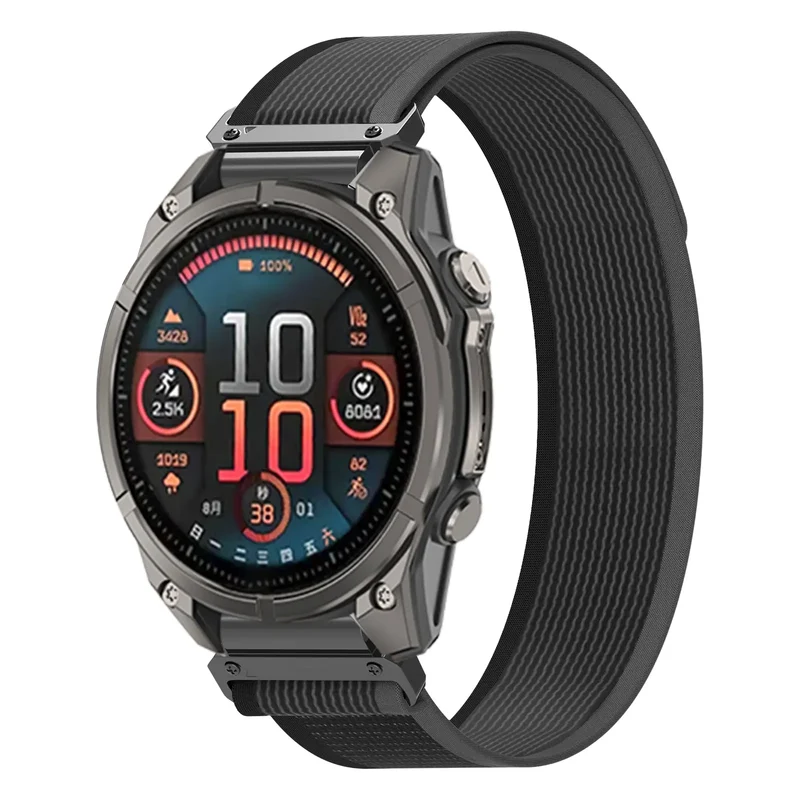 Garmin Enduro 1/2/3 Premium Trail Loop Armband (Schwarz/Grau)