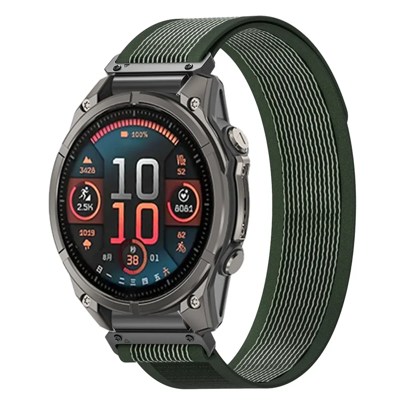 Garmin Enduro 1/2/3 Premium Trail Loop Armband (Armeegrün)