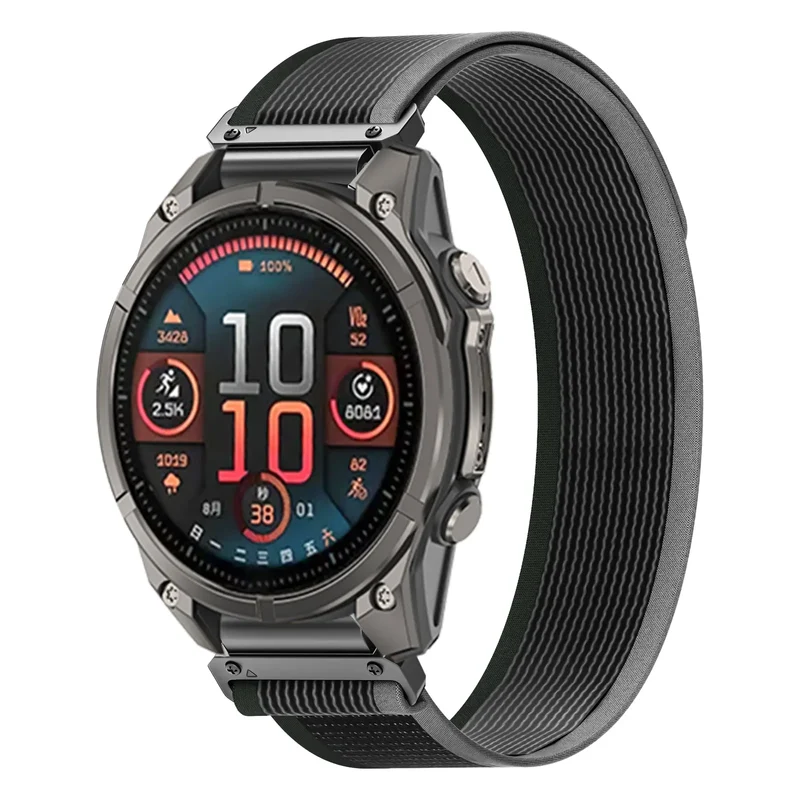 Garmin D2 Delta Premium Trail Loop Armband (Schwarz/Grün)