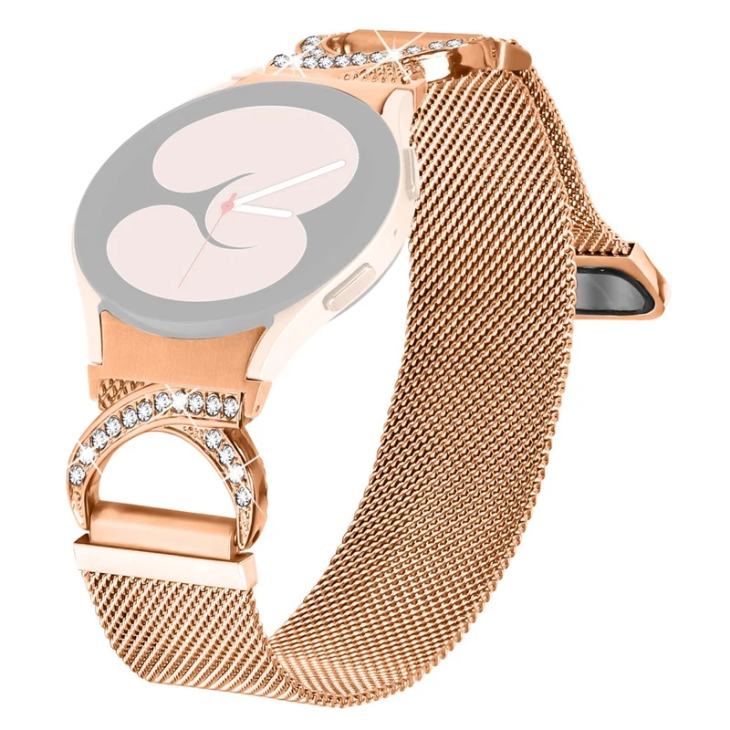 Elegant Samsung Galaxy Watch 7 40mm / Samsung Galaxy Watch 7 44mm Metall Und Strass Universell Armband