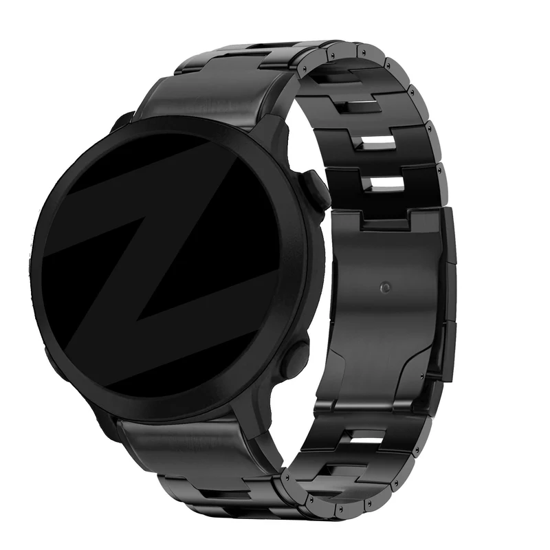 Bandz Garmin Fenix 9 - 51mm Titanarmband 'Classic' (Schwarz)
